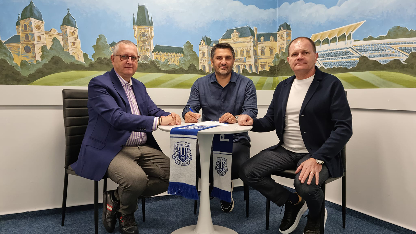Claudiu Niculescu, prezentat oficial la Poli Iași. Primele declarații ale fostului dinamovist și obiectivul pe care îl are la clubul din Copou