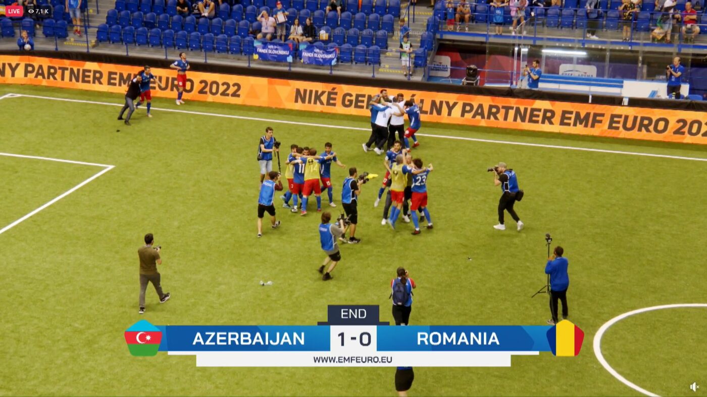 România – Azerbaidjan 0-1. Tricolorii pierd finala Campionatului European I LIVE VIDEO
