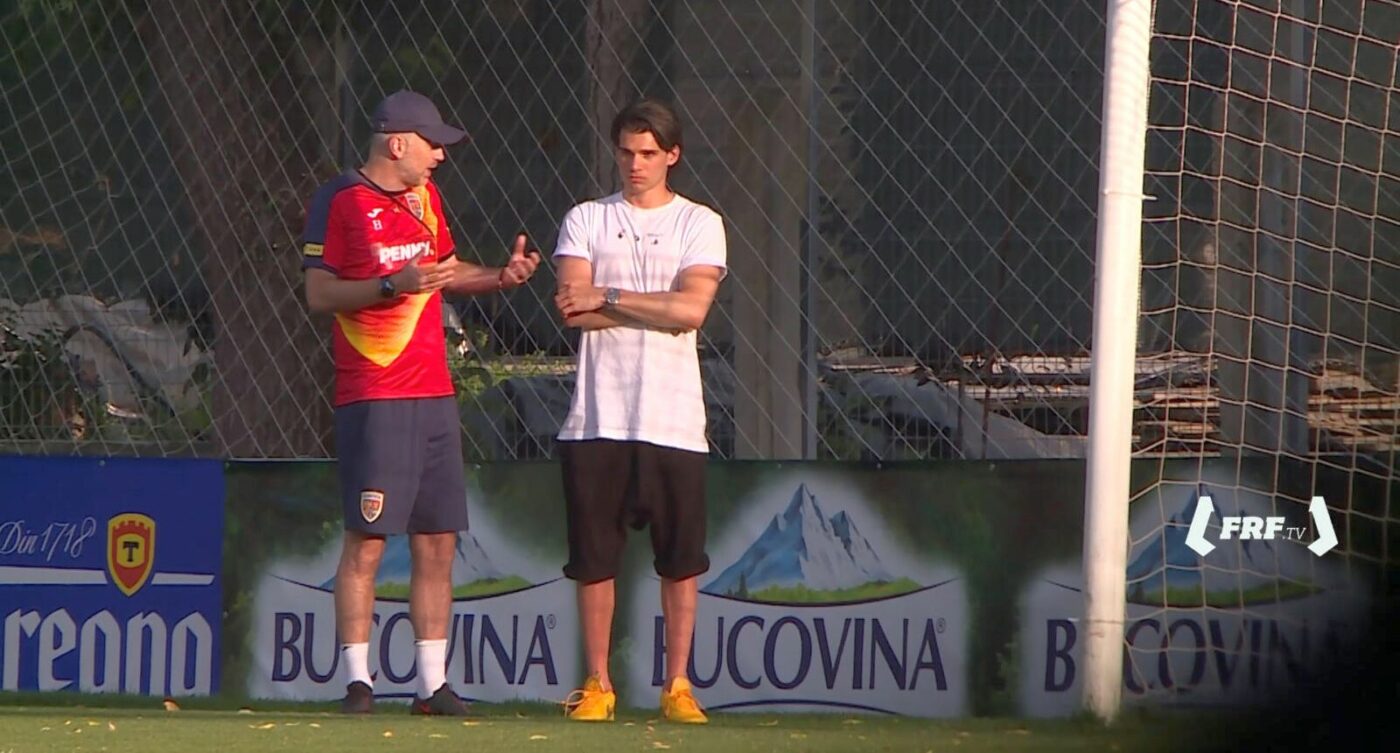 Ianis Hagi, vizită-supriză în cantonamentul echipei naționale, înaintea meciului cu Finlanda: „Talent este, dar trebuie să avem încredere în noi!”