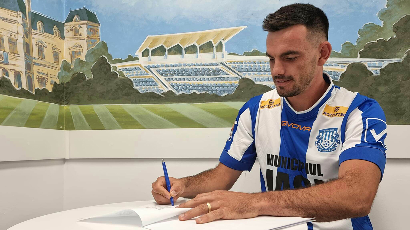 Încă o achiziție din Liga 1 pentru Poli Iași, a patra din cele nouă făcute până acum. Jucătorul care a semnat cu clubul din Copou