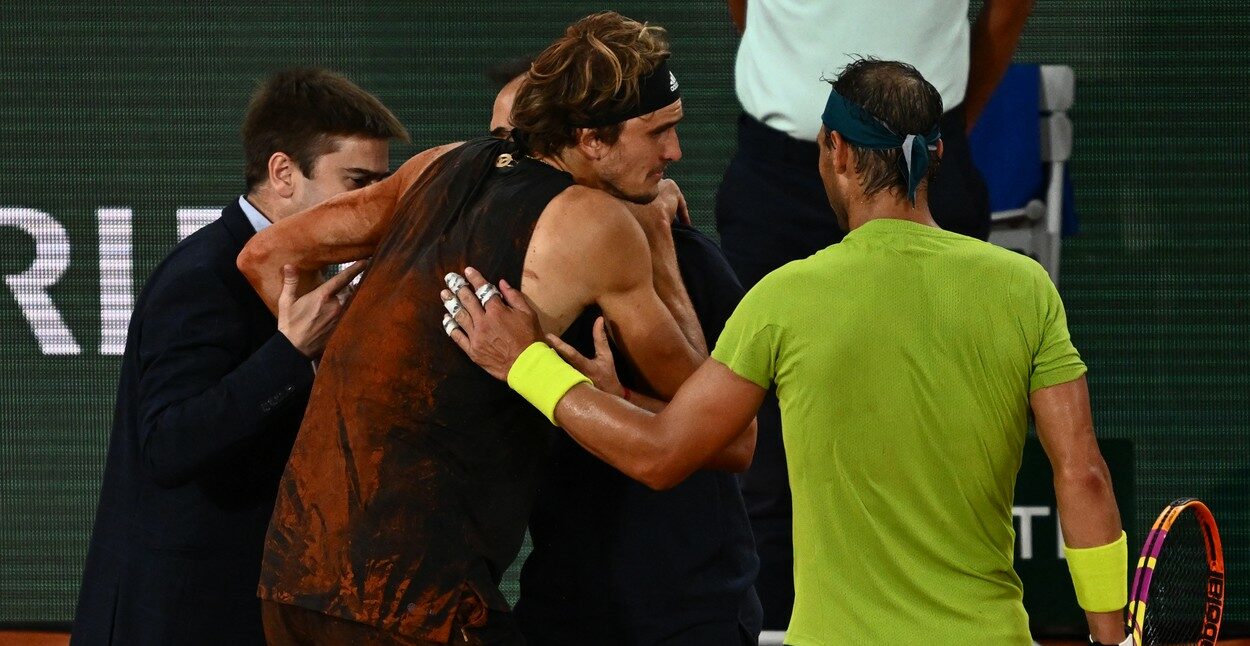 Rafael Nadal, prima reacție după accidentarea horror a lui Alexander Zverev și calificarea în a 14-a finală la Roland Garros: „Îmi e greu să vorbesc!” VIDEO