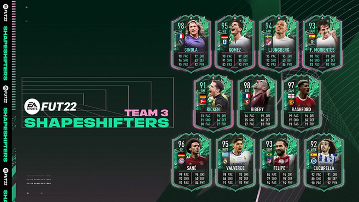 EA Sports lansează echipa cu numărul 3 al seriei Shapesfhifters!