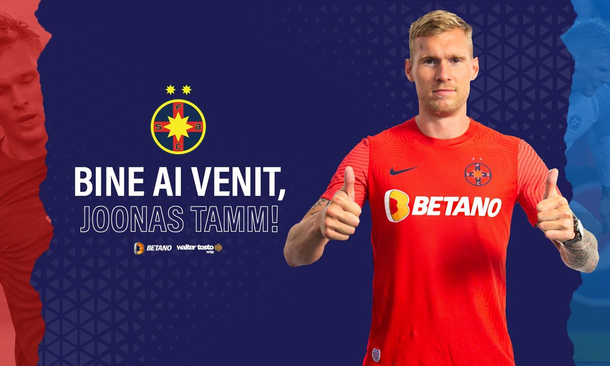 Joonas Tamm, prima declarație în tricoul roș-albastru. Obiectivele pe care estonianul și le-a propus la FCSB: „Înseamnă foarte mult pentru mine că am semnat cu un club care are o asemenea istorie”