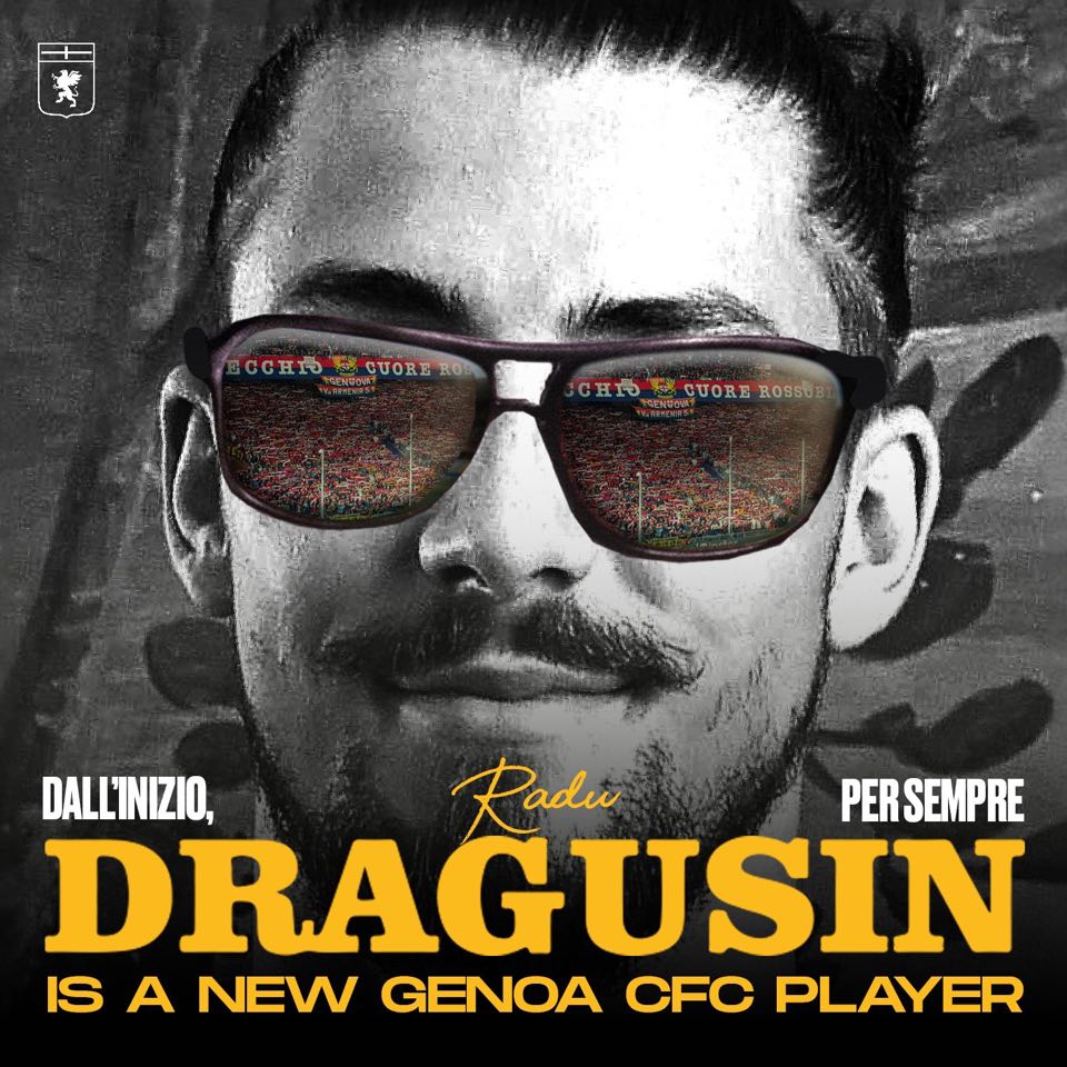 Radu Drăgușin a plecat de la Juventus și a semnat cu Genoa. „Grifonul” a anunțat cu stil transferul internaționalului român