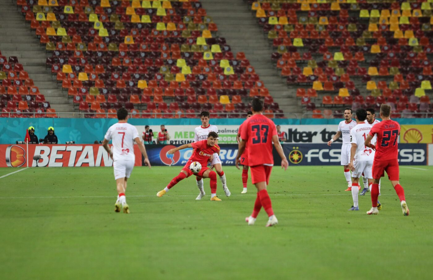 FCSB – Saburtalo Tbilisi 1-0, Live Video Online. Pauză pe Arena Națională! Golul lui Joyskim Dawa face diferența după primele 45 de minute