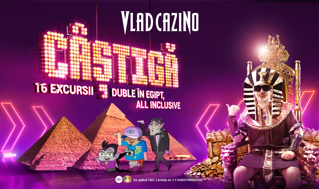 Două vacanțe duble All-Inclusive în Egipt pe săptămână în noua campanie Vlad Cazino