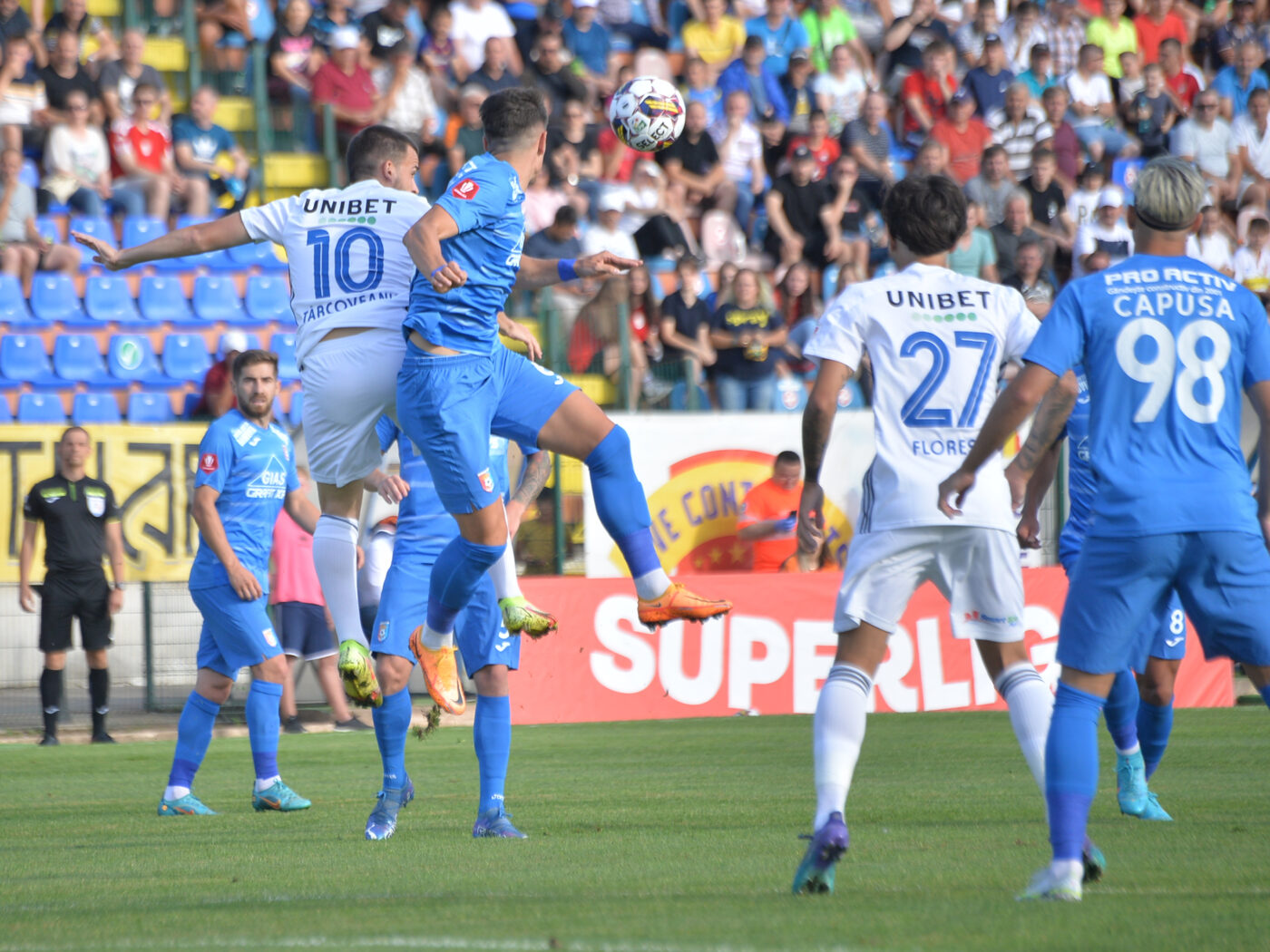 FC Botoșani – Chindia Târgoviște 3-2, în etapa 1 din Superliga | Meci spectaculos cu cinci goluri și două cartonașe roșii!