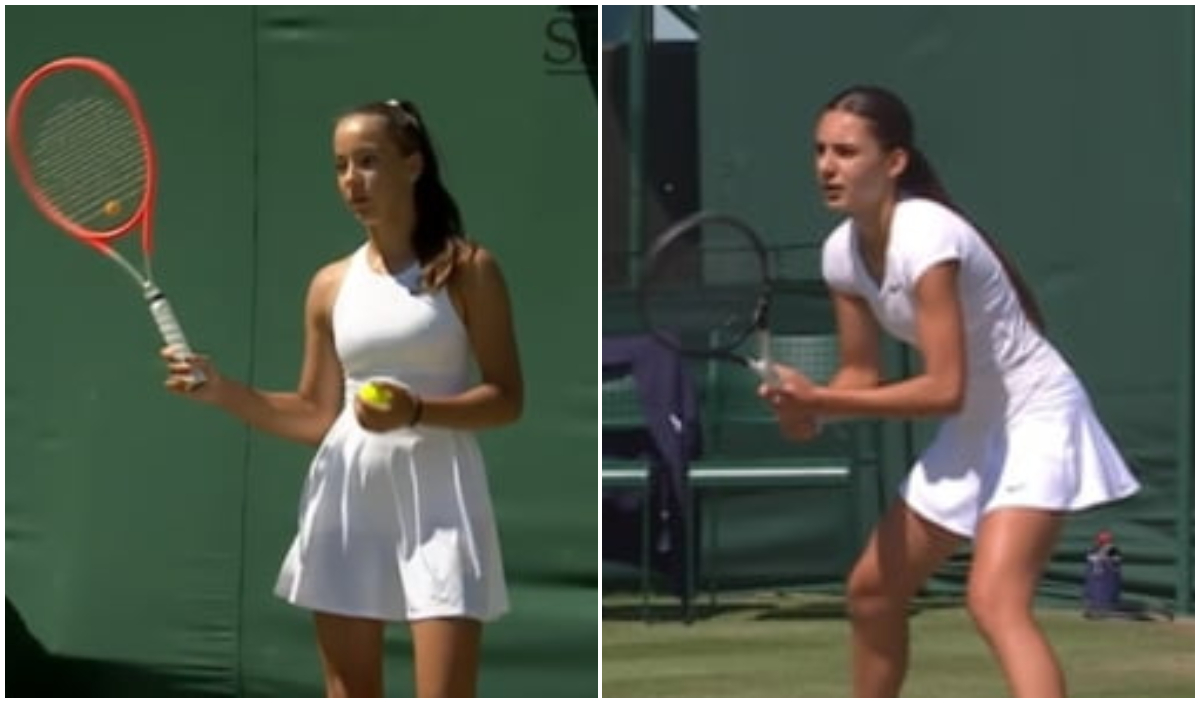 Urmașele Simonei Halep! Două românce își vor disputa finala turneului de la Wimbledon la categoria U14