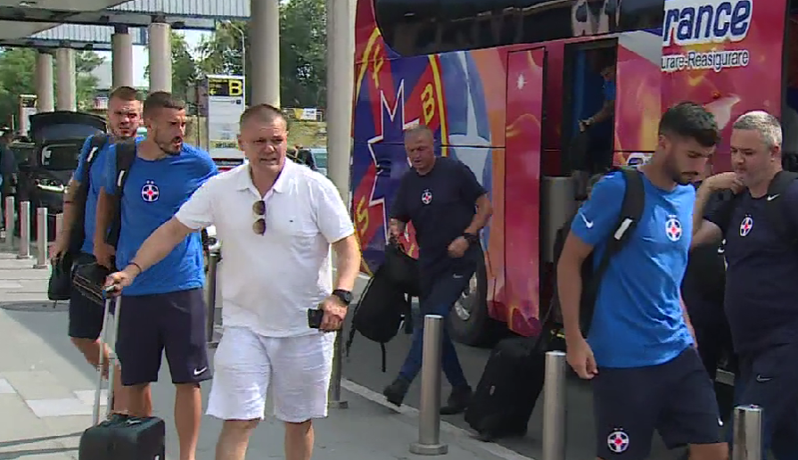 Imaginile care-l vor enerva pe Gigi Becali! Gheorghe Mustață a făcut deplasarea la Chișinău cu FCSB | FOTO