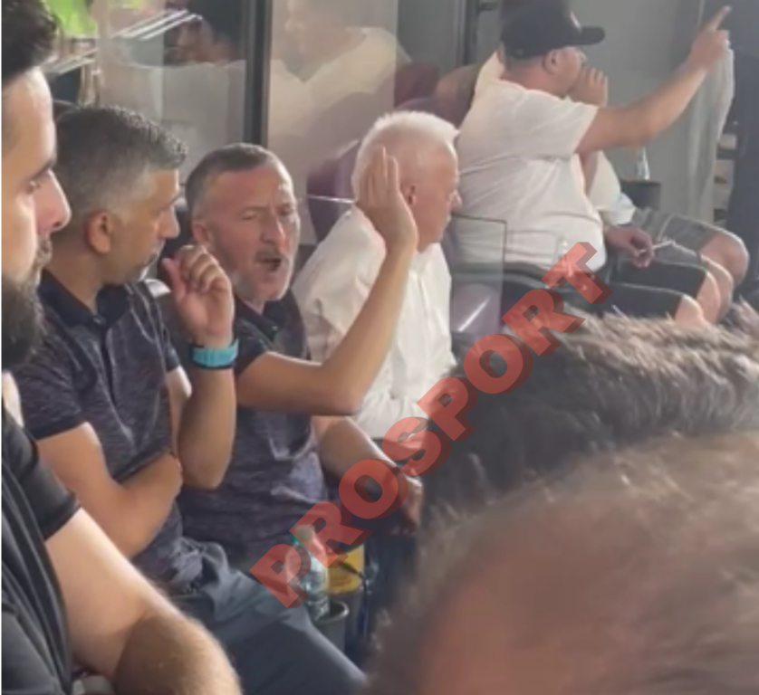 Imagini incredibile! Cum a trăit Meme Stoica umilința FCSB din Giuleşti! Ce nu s-a văzut la TV: a țipat şi a gesticulat lângă un politician din garda veche, afacerist apropiat de Gigi Becali! | VIDEO EXCLUSIV