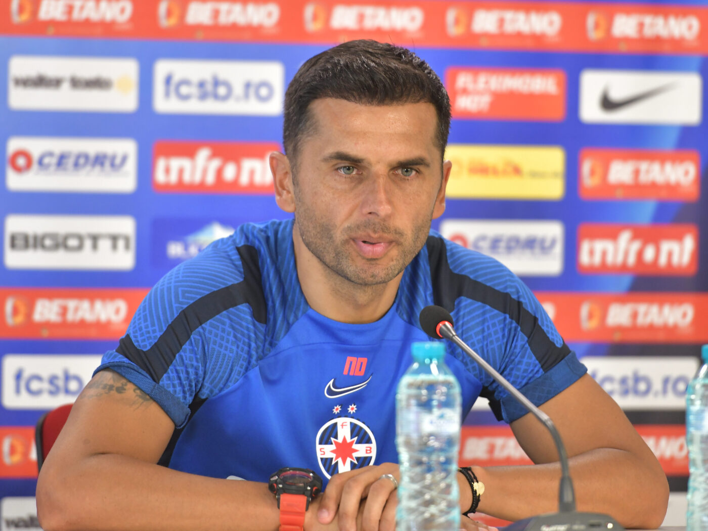 Nicolae Dică, luat prin surprindere de plecarea lui Florin Tănase. „Am aflat cu 15 minute înainte de antrenament că nu participă”