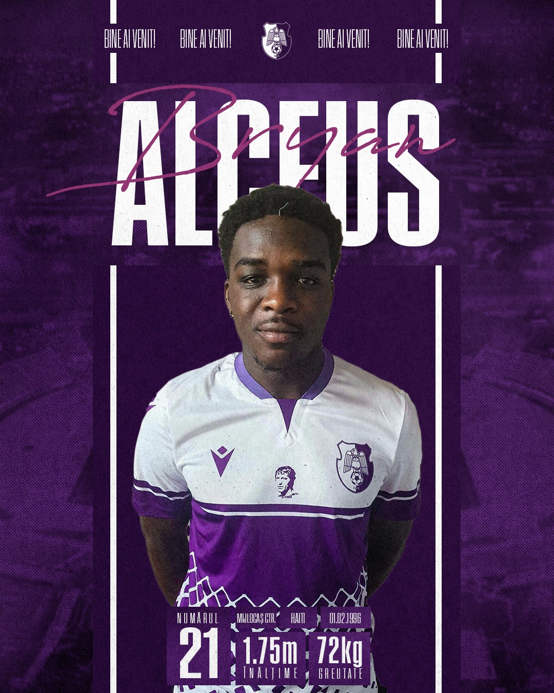 FC Argeș l-a prezentat oficial pe Bryan Alceus, al 11-lea transfer al verii