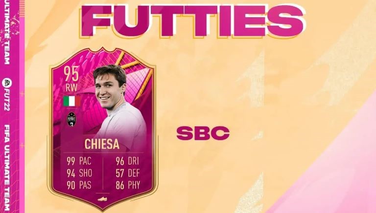 Federico Chiesa, pe poziția de atacant de bandă dreapta, are un super card în modul Ultimate Team!