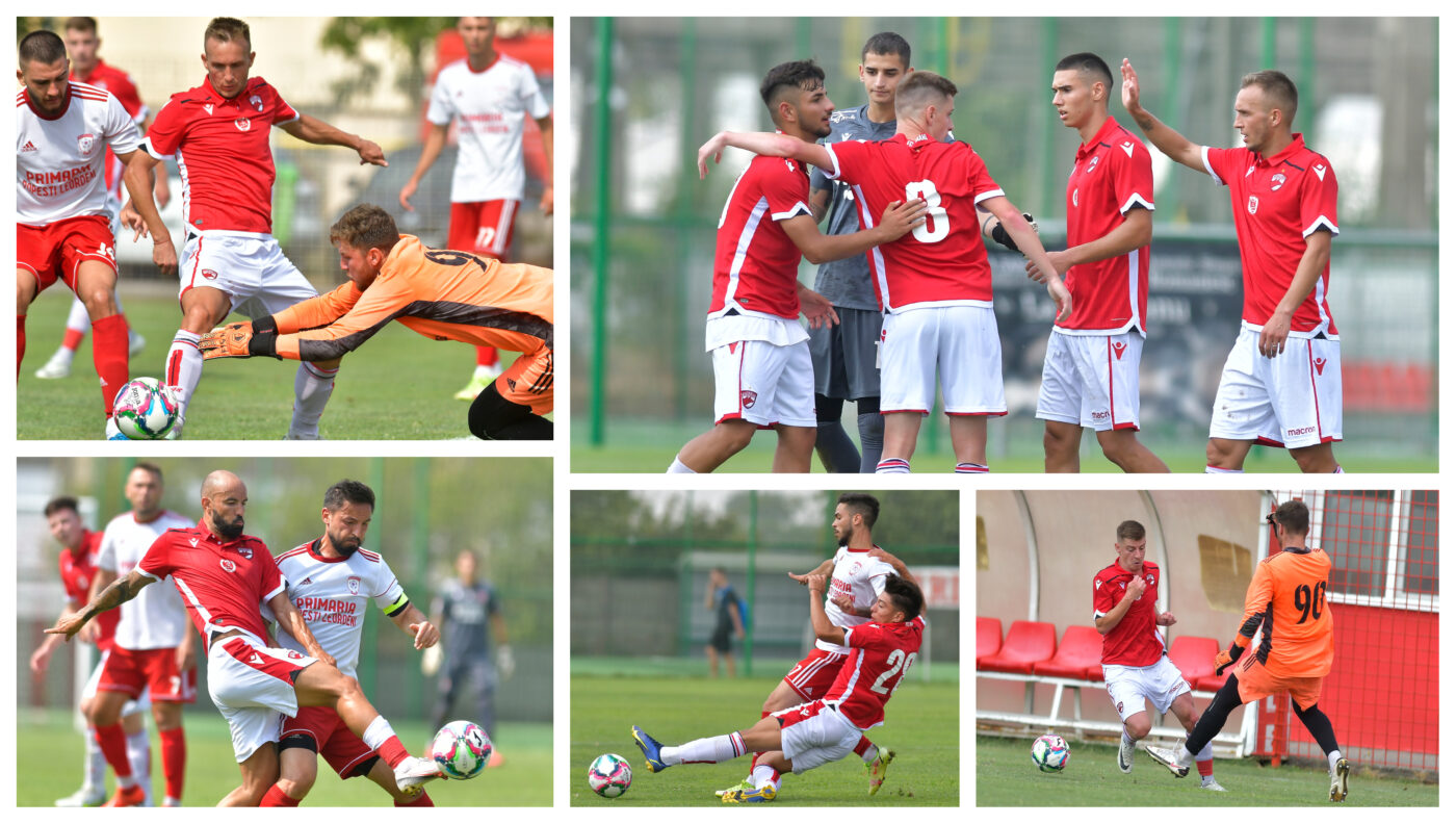 Dinamo, debut cu victorie în primul amical cu Ovidiu Burcă pe bancă. Succesul, unul la limită cu o echipă din Liga 3, venit în urma unei gafe a portarului advers