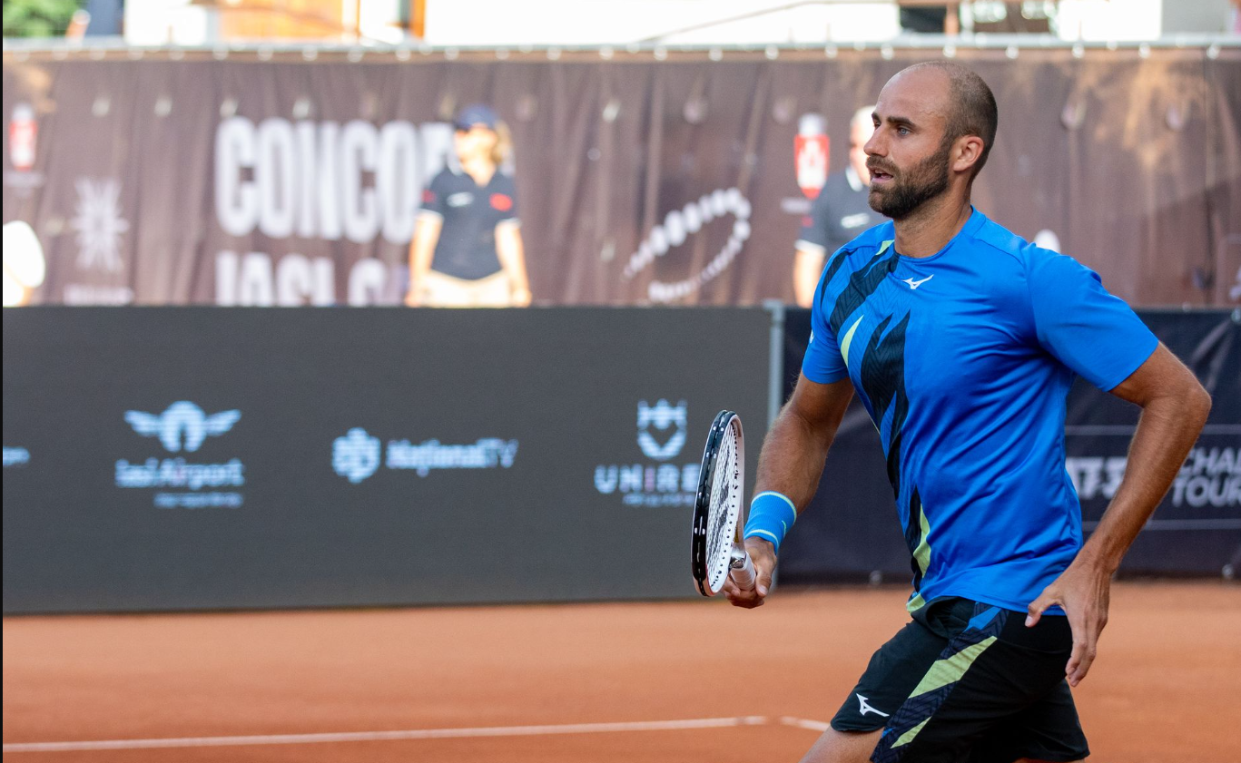 Marius Copil s-a calificat în turul 2 la Concord Iași Open. Campionul de anul trecut s-a retras din cauza unei accidentări