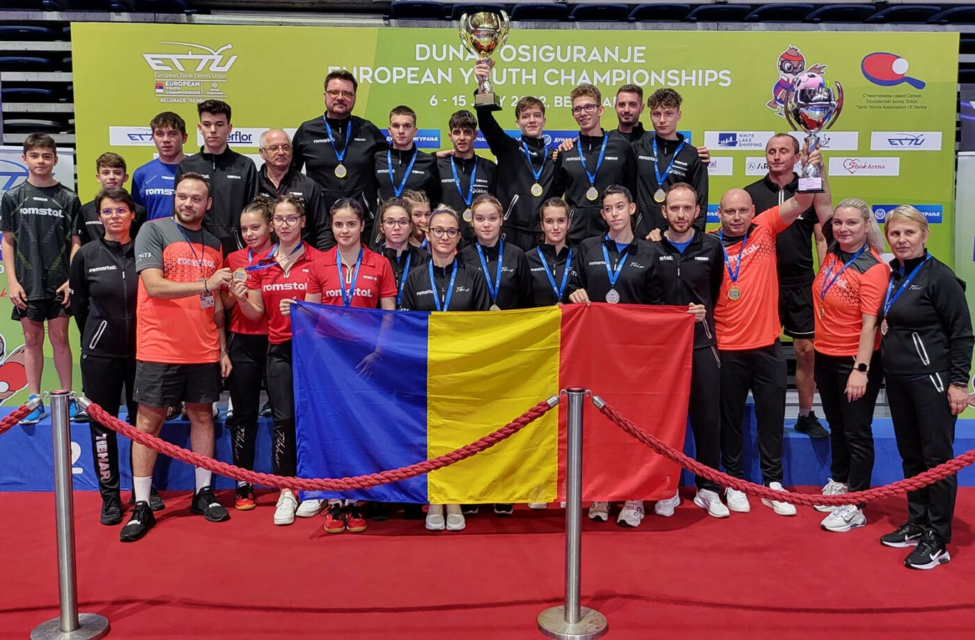 Echipele României de fete și băieți au câștigat titlul European la tenis de masă!