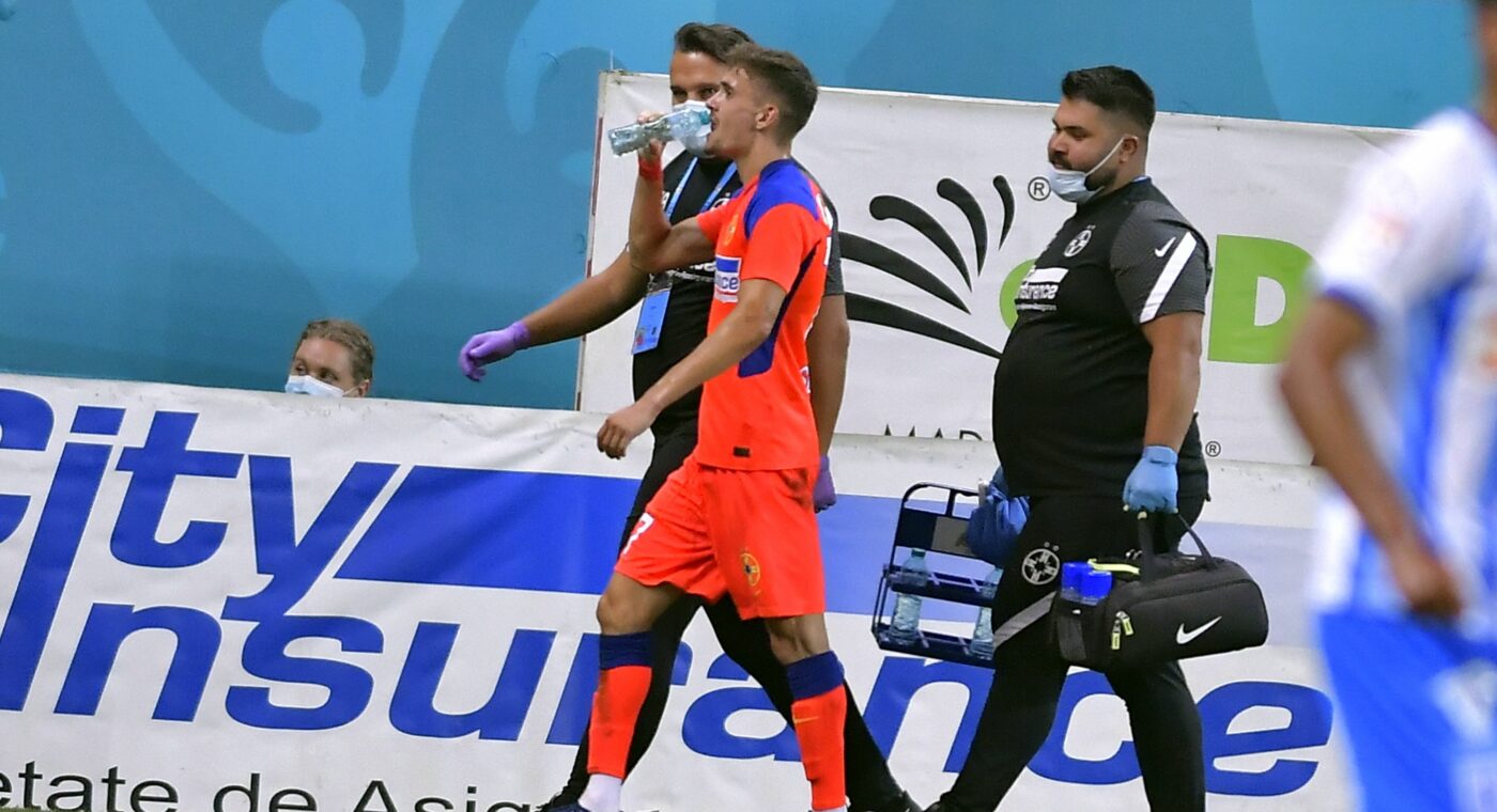 Faza la care Erik Lincar a cerut cartonaș roșu încă din minutul 3 al meciului dintre FCSB și U Cluj! Intrare dură a jucătorului roș-albaștrilor
