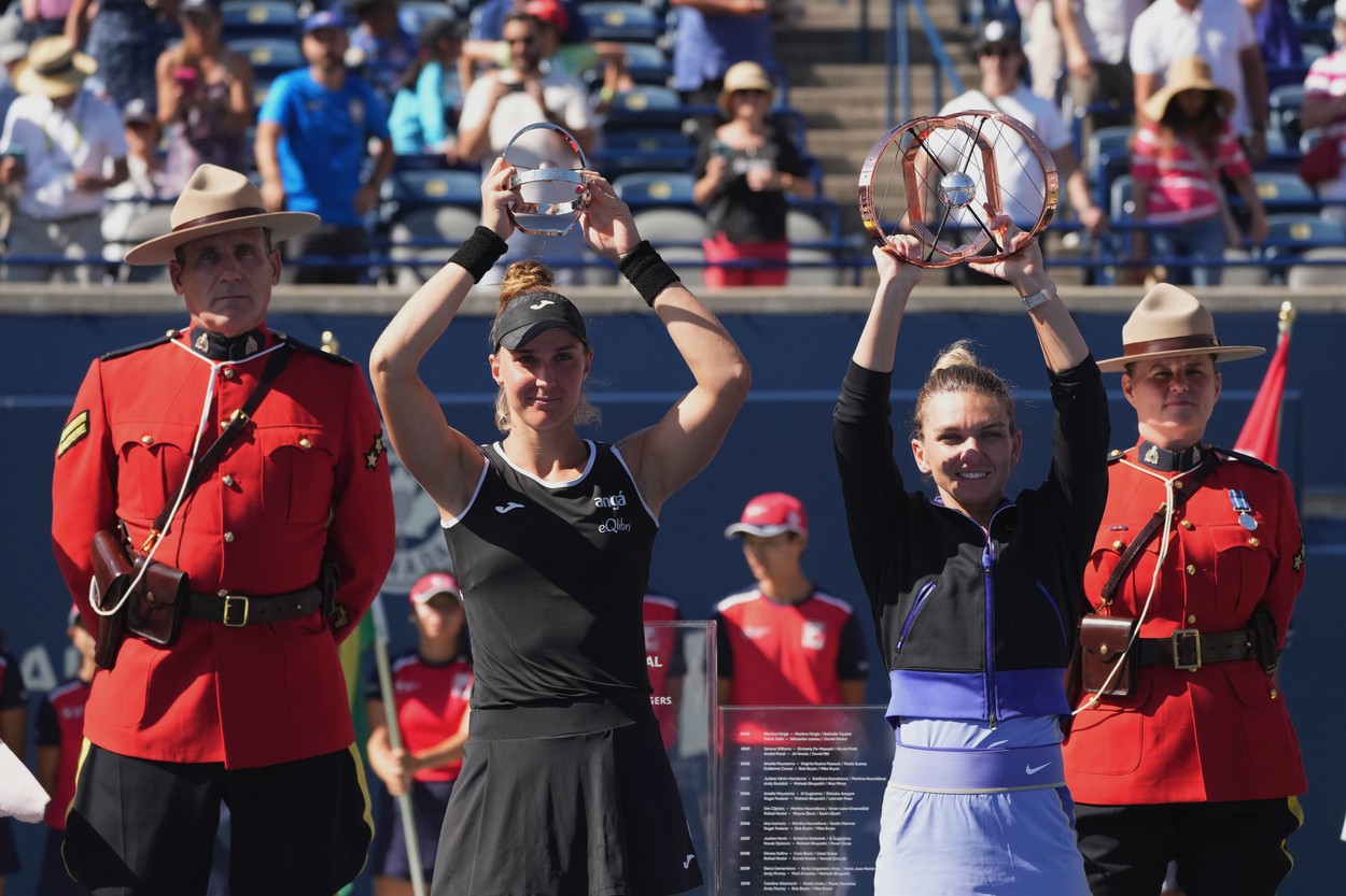 Beatriz Haddad Maia, cucerită de jocul Simonei Halep după finala de la Toronto: „O felicit! N-am reușit să-mi țin în frâu emoțiile”