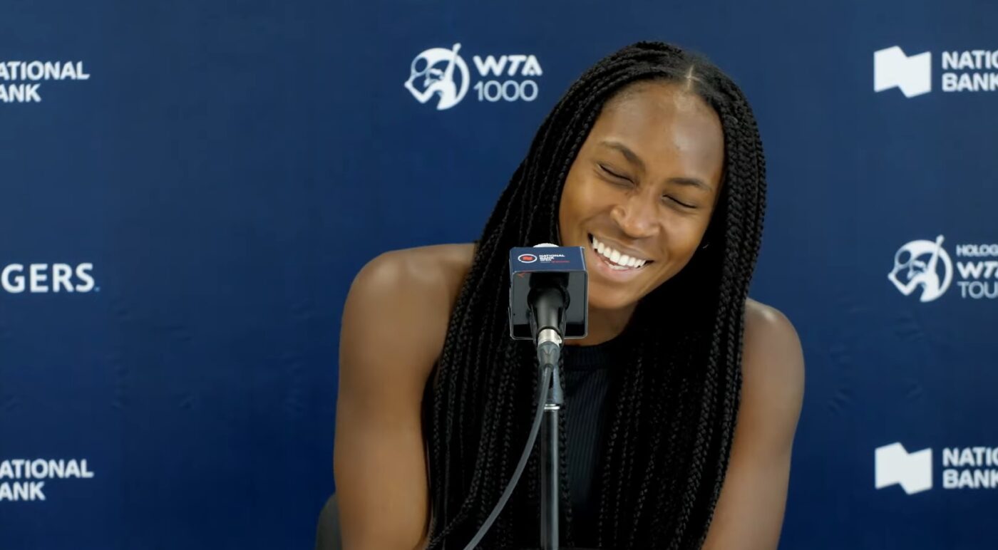 Ce glumă a putut face Cori Gauff înaintea meciului cu Simona Halep de la Toronto: „Abia am ieșit de la duș!”