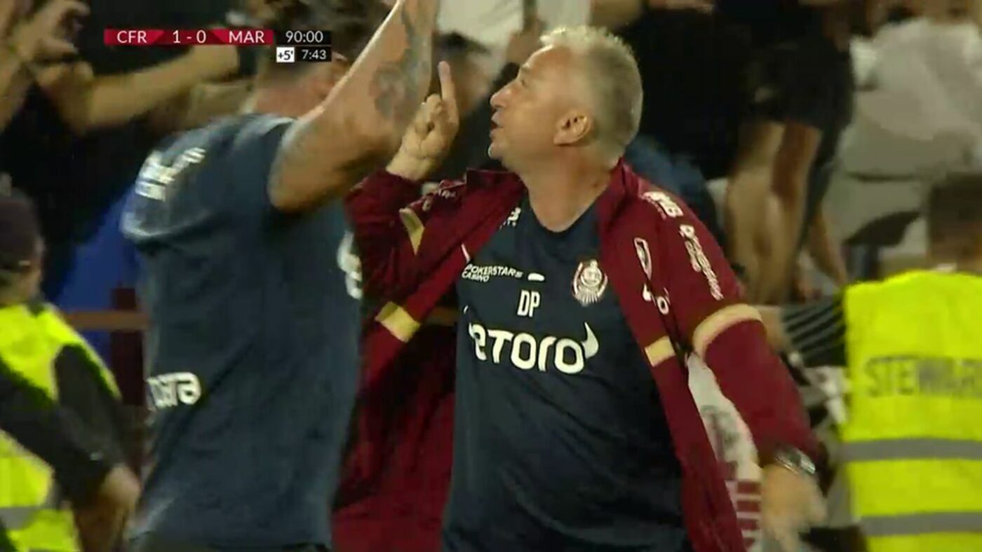 Dan Petrescu a răbufnit după calificarea în grupele Conference League! Ce nu s-a văzut la CFR Cluj – Maribor. „Un idiot m-a deranjat! Nu l-am mai suportat. Cred că e pus de cineva”