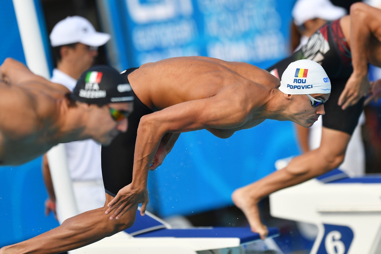 David Popovici, un nou record european! Românul va fi în finala probei de 100 de metri liber la Campionatul European. Când se va lupta pentru medalii