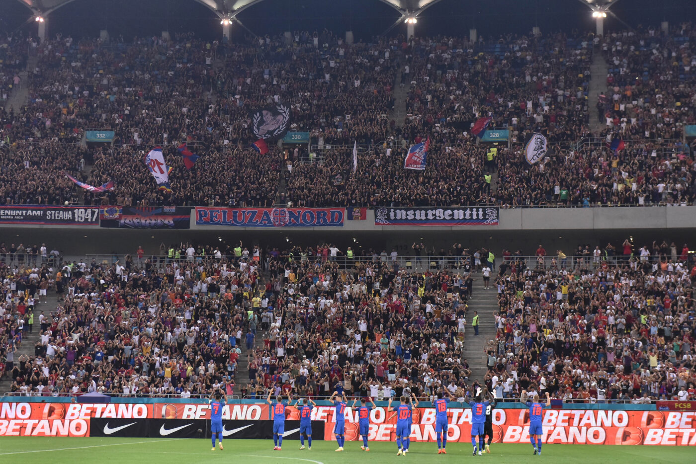 FCSB umple stadioanele din Europa: sold-out pentru al treilea meci consecutiv în Conference League, la returul cu Viking!