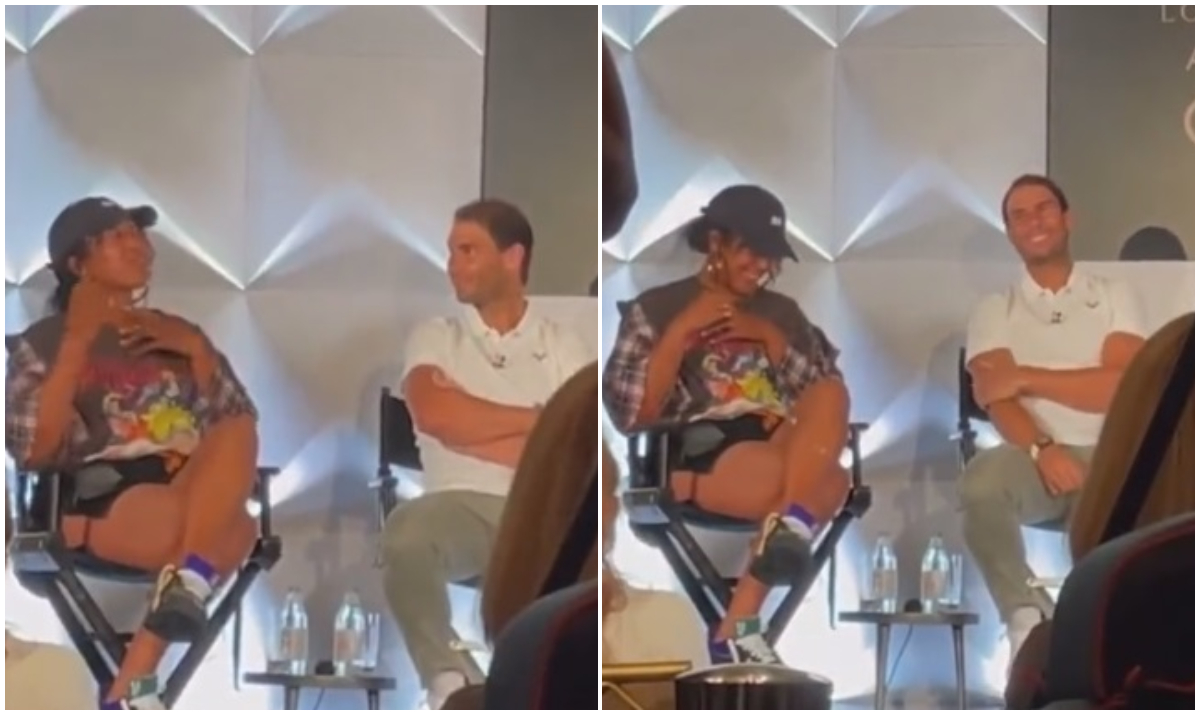 Naomi Osaka l-a făcut să roșească pe Rafael Nadal! Ce i-a putut spune spaniolului: „Aveam 5 ani când tu…” VIDEO