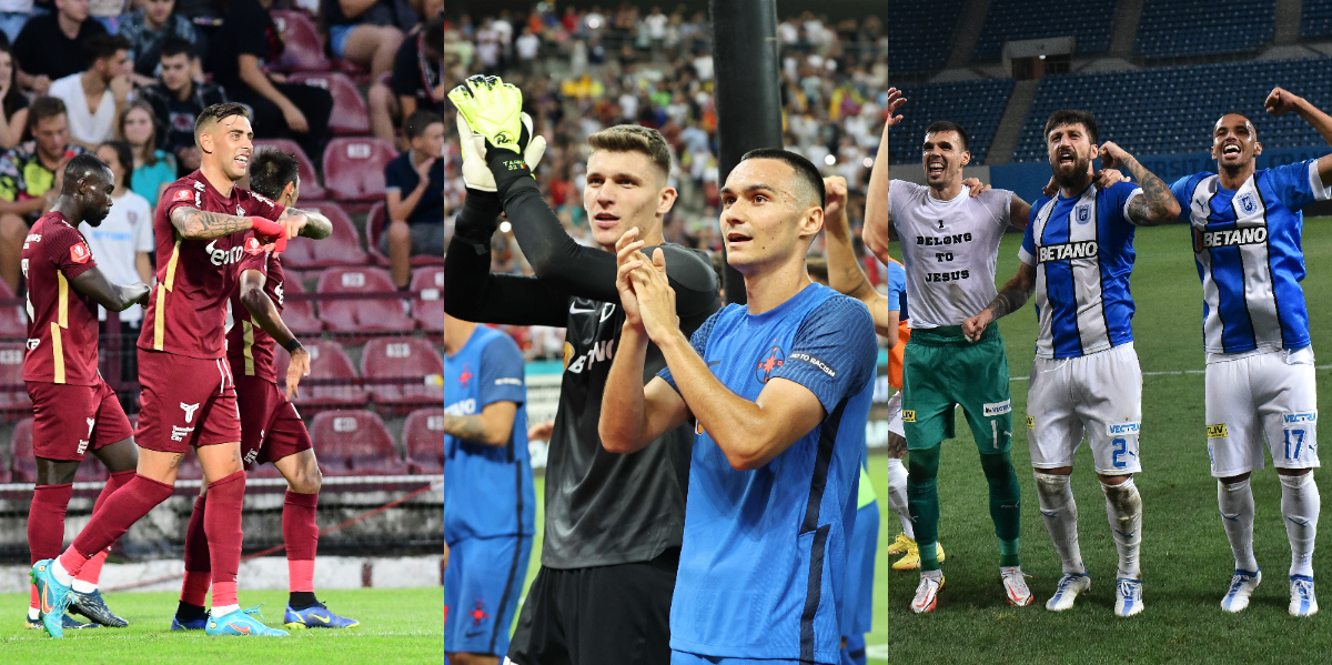 Orele la care vor juca CFR Cluj, FCSB și Universitatea Craiova în play-off-ul Conference League
