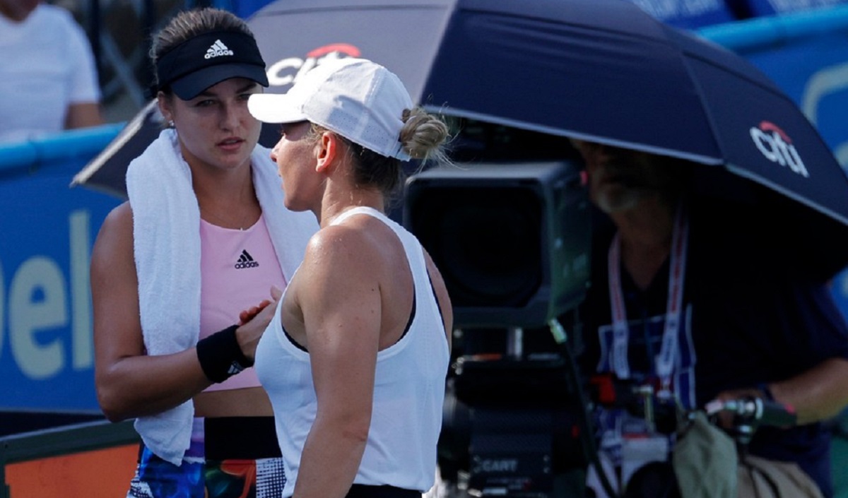 Simona Halep a revenit pe teren după ce a fost la un pas de leșin! Imagini surprinzătoare: alături de cine se antrenează la Toronto | FOTO & VIDEO
