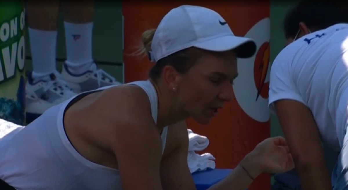 Momentul șocant în care Simona Halep a fost aproape să leșine la Washington! Ce i-a transmis medicul arbitrului de scaun | VIDEO