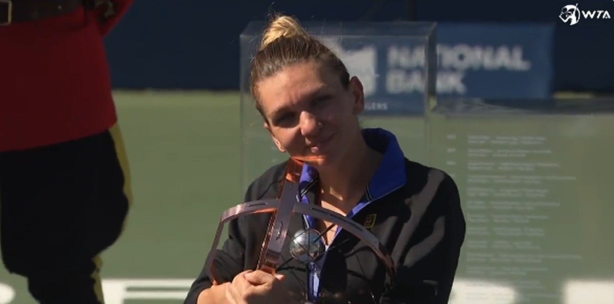 Simona Halep, discurs de pus în ramă după ce a triumfat la Toronto: „Am muncit să câștig pentru toți românii!” Ce i-a transmis lui Patrick Mouratoglou