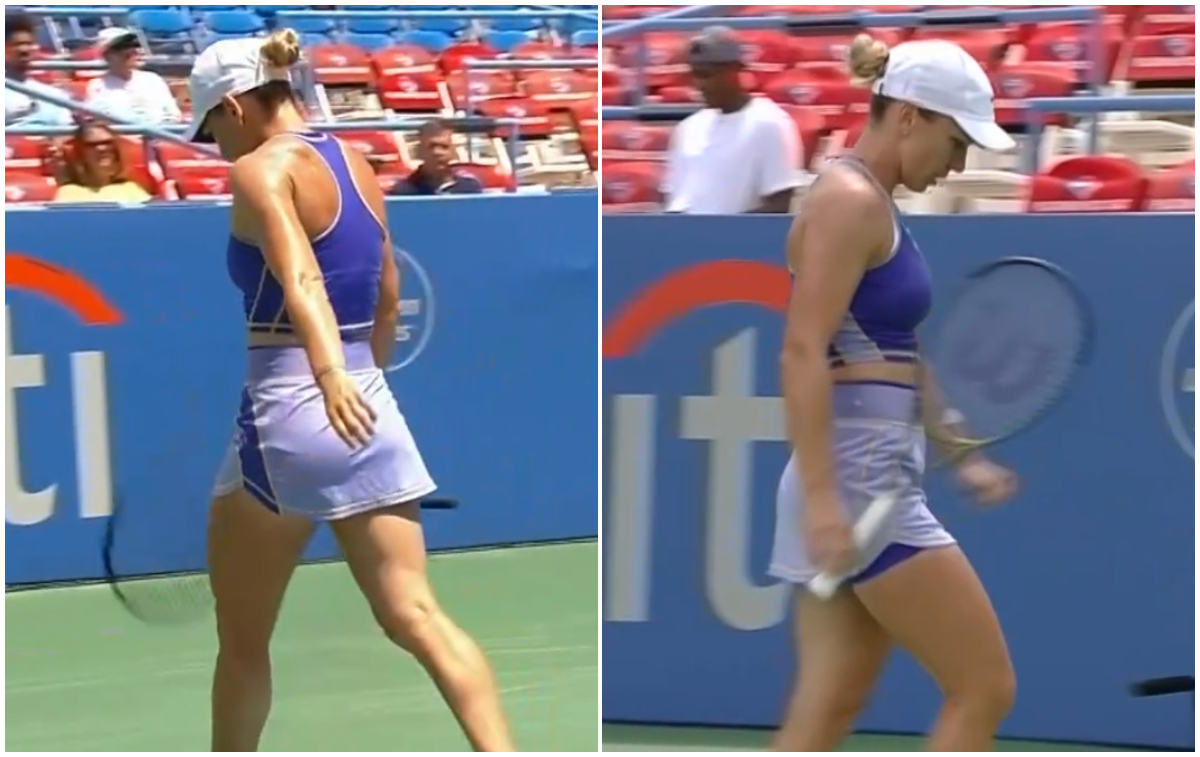 Simona Halep a făcut furori cu noul echipament, în primul meci de la Washington: „Cât de hot poate fi!” FOTO