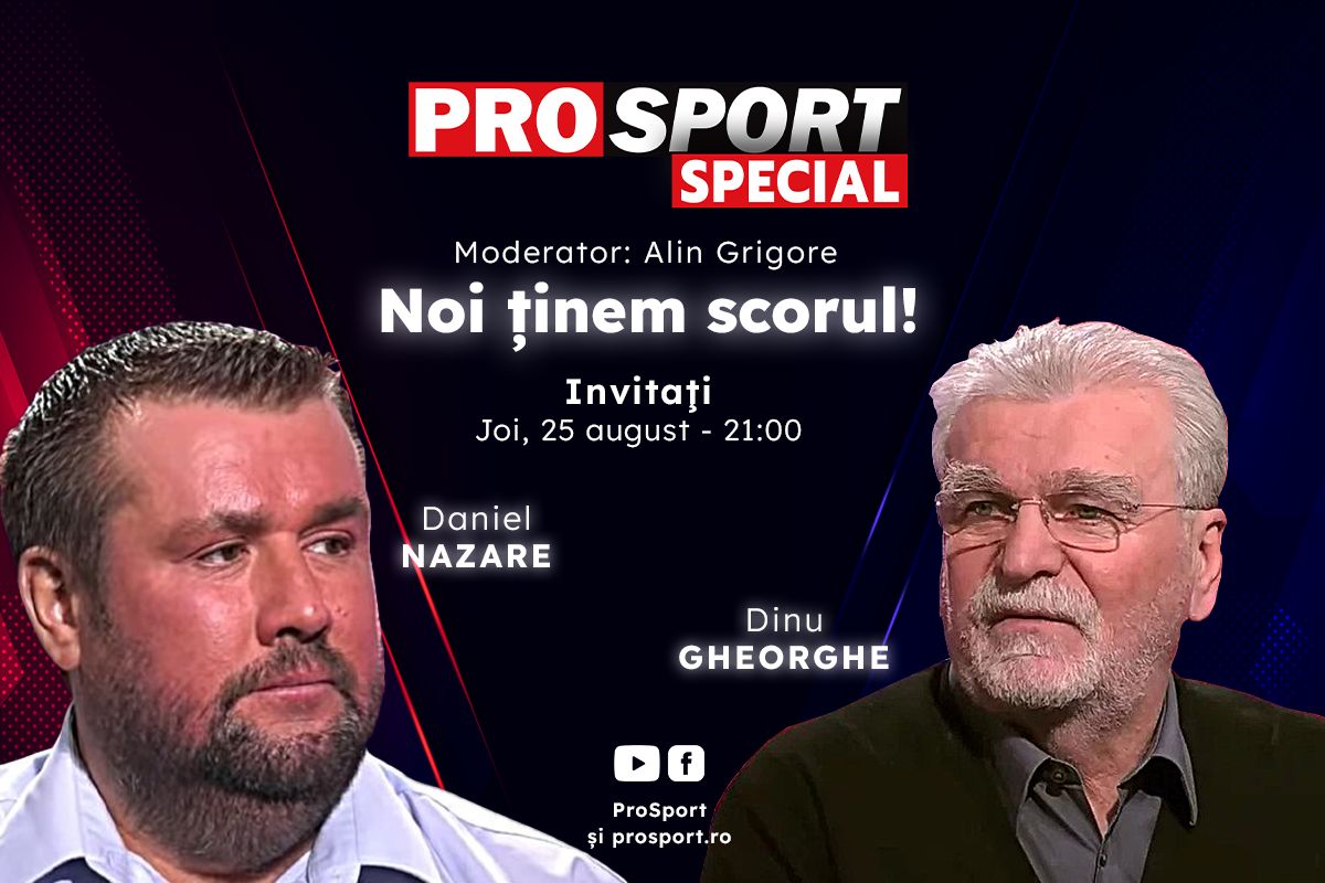 CFR Cluj, FCSB și Universitatea Craiova joacă pentru calificarea în grupele Conference League! Comentăm împreună la ProSport Special cu Dinu Gheorghe și Daniel Nazare