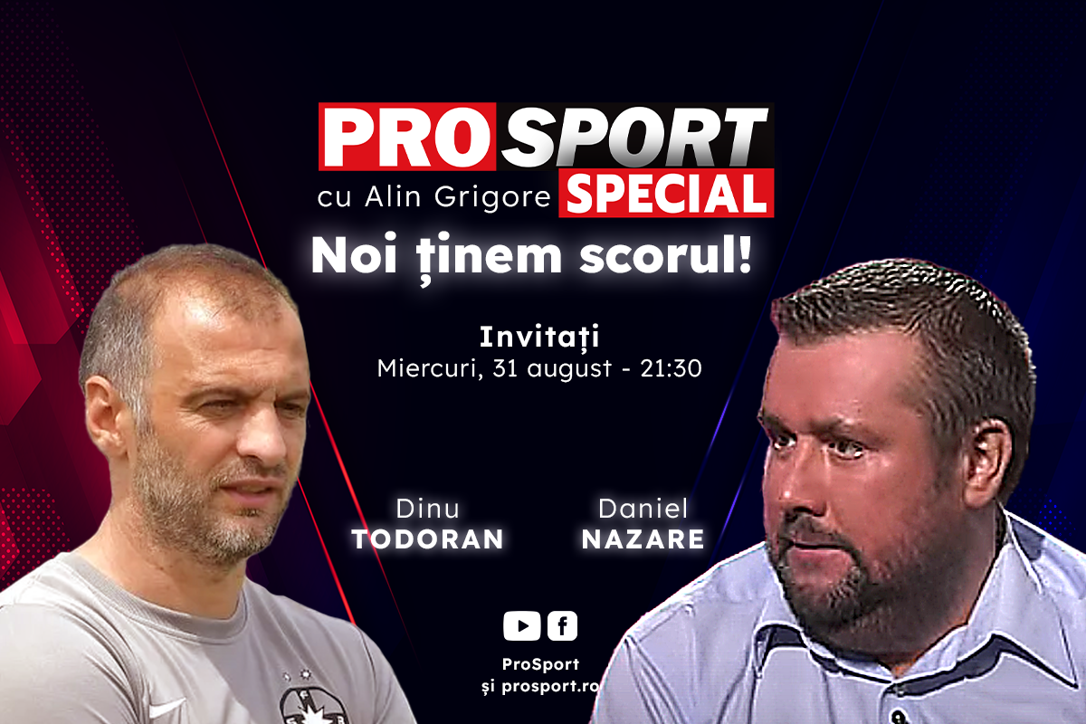 Farul Constanța – FCSB se joacă în etapa a 8-a din Superliga și comentăm împreună la ProSport Special cu Dinu Todoran și Daniel Nazare