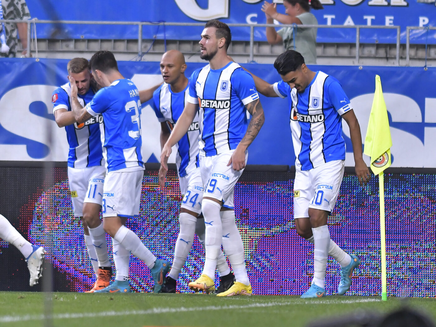Universitatea Craiova – Hapoel Beer Sheva 0-0, Live Video Online în play-off-ul Conference League. Oltenii sunt mai periculoși în 10 oameni
