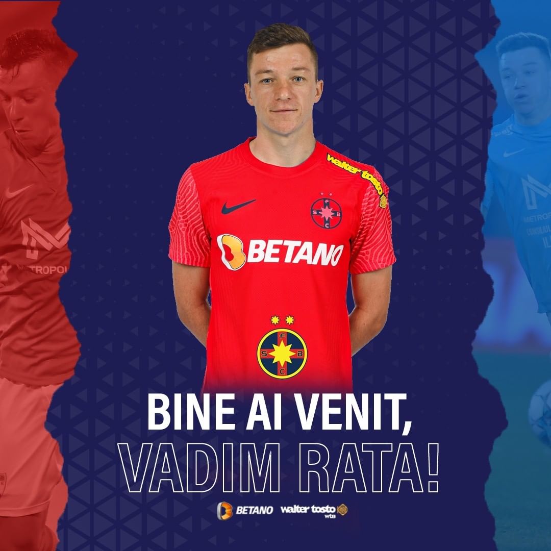 OFICIAL | Vadim Rață a semnat cu FCSB! Care este suma de transfer și ce procent are FC Voluntari la revânzare | FOTO
