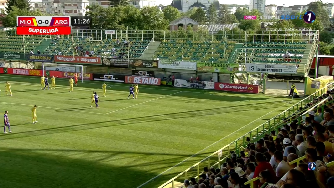 CS Mioveni – FC Argeș 0-0, Live Video Online, în etapa a 6-a din Superliga | Derby-ul argeșean deschide runda! Pauză