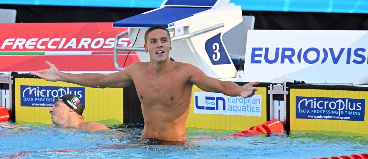 David Popovici, gata să bată un nou record! Românul luptă pentru finala la 400 de metri, la Campionatele Europene de la Roma