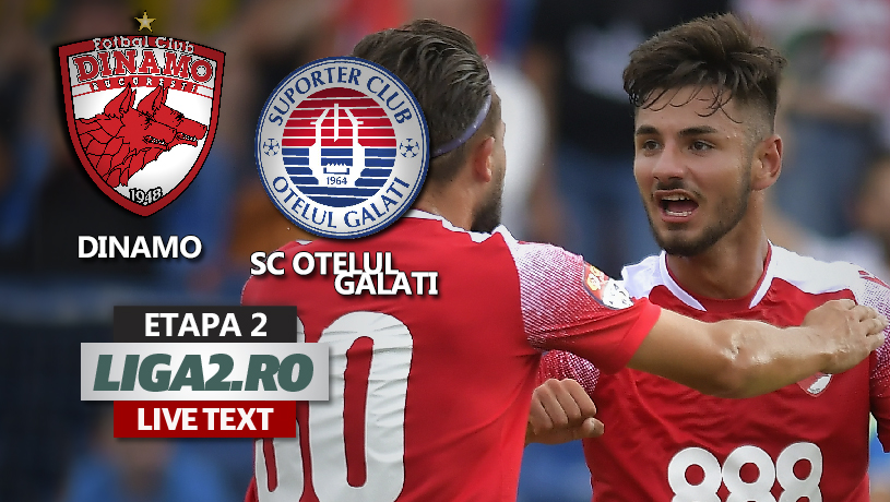 Dinamo – SC Oțelul se joacă ACUM. Oncescu, învins din nou, acum de Cîrjan. Neluț Roșu e pus să repete un penalty și ratează
