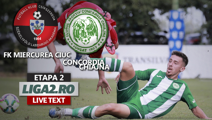 Llullaku, decisiv! Concordia Chiajna câștigă pe final la FK Miercurea Ciuc și obține primele puncte în noul sezon
