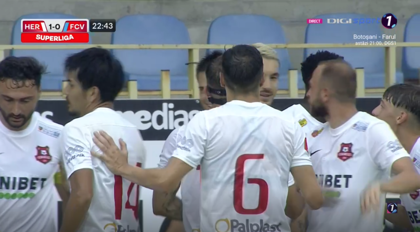 FC Hermannstadt – FC Voluntari 2-1, Live Video Online în etapa a patra din Superliga. „Dublă” spectaculoasă a lui Alhassan! Adam Nemec reduce din diferență înainte de pauză