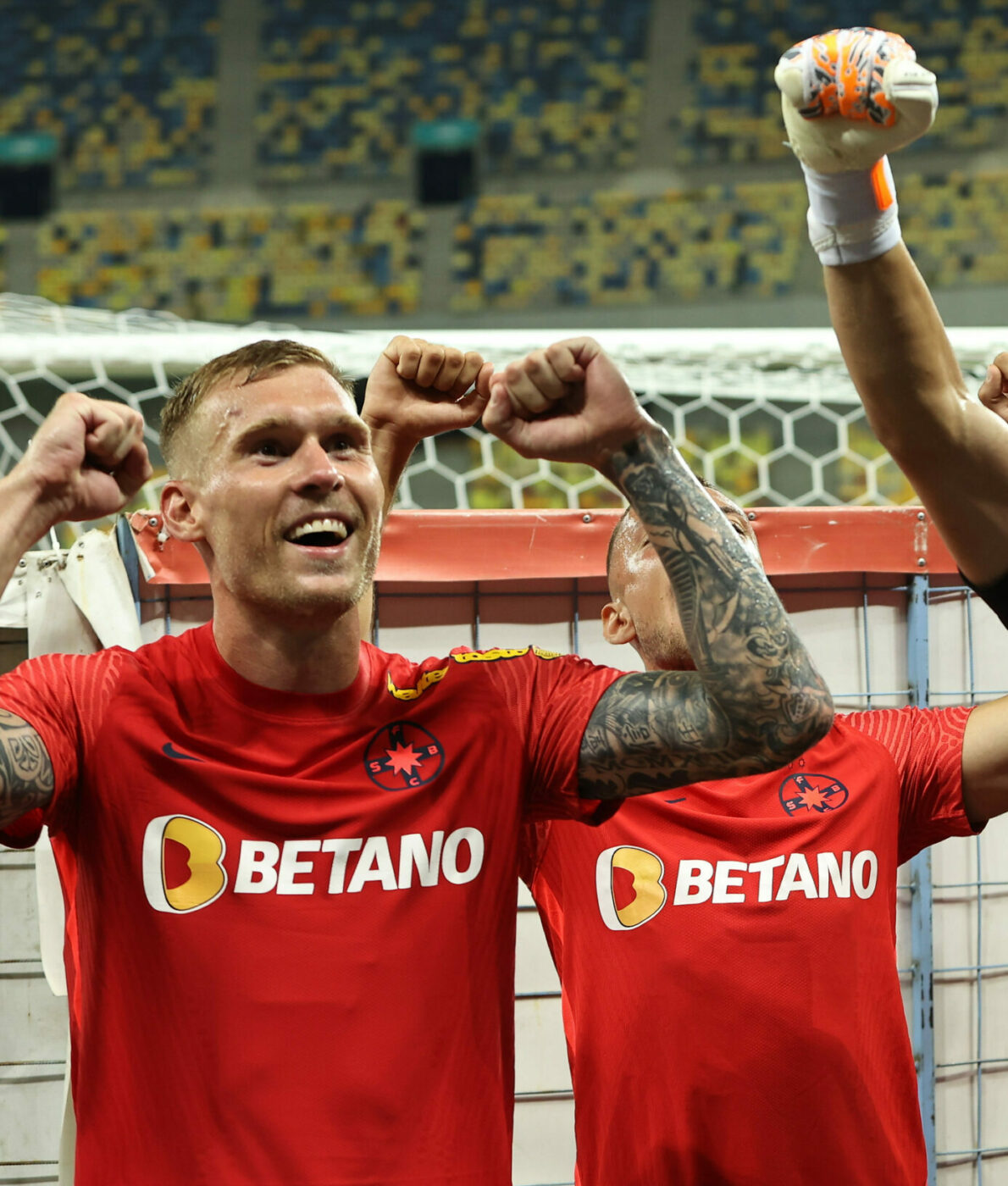 Cum a reușit FCSB să deschidă scorul cu Dunajska Streda, în Conference League: un cartonaș roșu și o execuție de zile mari a fundașului-golgeter Joonas Tamm