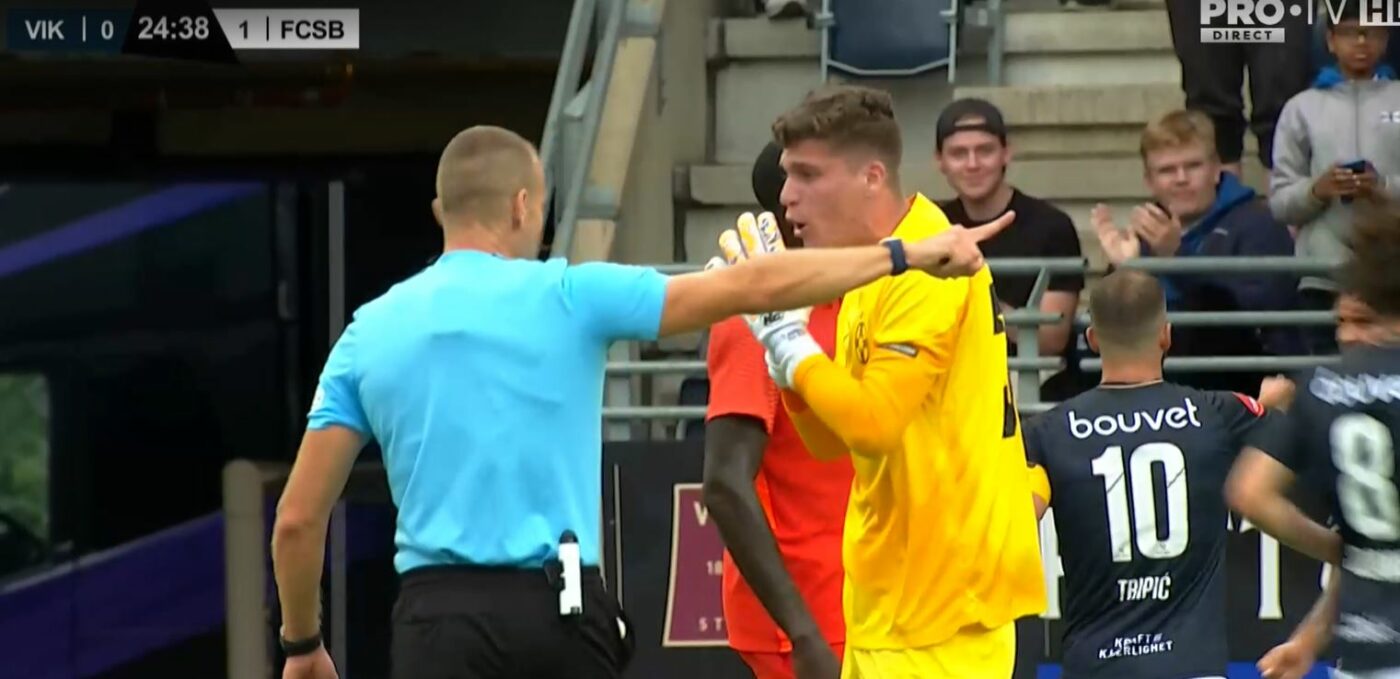 Ștefan Târnovanu, înger și demon pentru FCSB în meciul cu Viking! Gafa care îl va înfuria pe Gigi Becali | FOTO