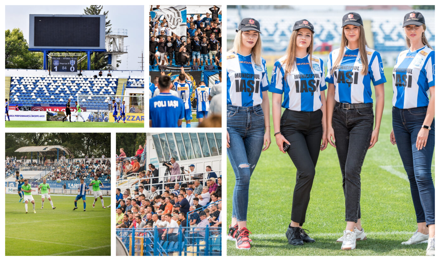 Stadionul ”Emil Alexandrescu” a rămas fără tabela electronică, chiar dacă bătrâna arenă din Copou a fost modernizată în această vară. Cât o costă pe Poli Iași la fiecare meci de acasă să-și rezolve problema
