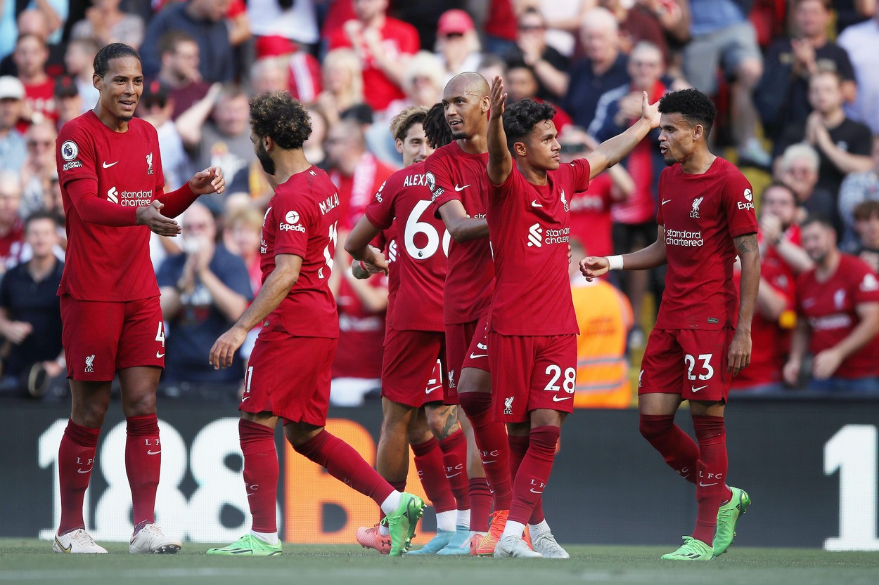 Liverpool, scor fluviu în Premier League! E incredibil cu cât s-a impus formația lui Jurgen Klopp împotriva lui Bournemouth: „cormoranii” și-au egalat cea mai mare victorie!