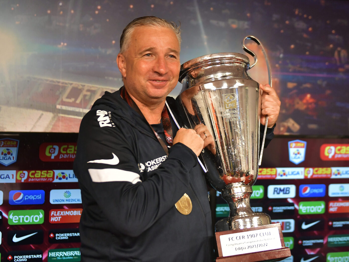 Acționarul de la CFR Cluj care nu voia ca Dan Petrescu să plece. „Pentru mine, e bine așa, să se continue cu el!”