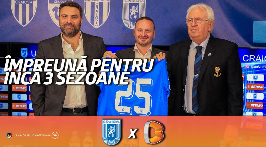 ADVERTORIAL | Betano x Universitatea Craiova – povestea continuă