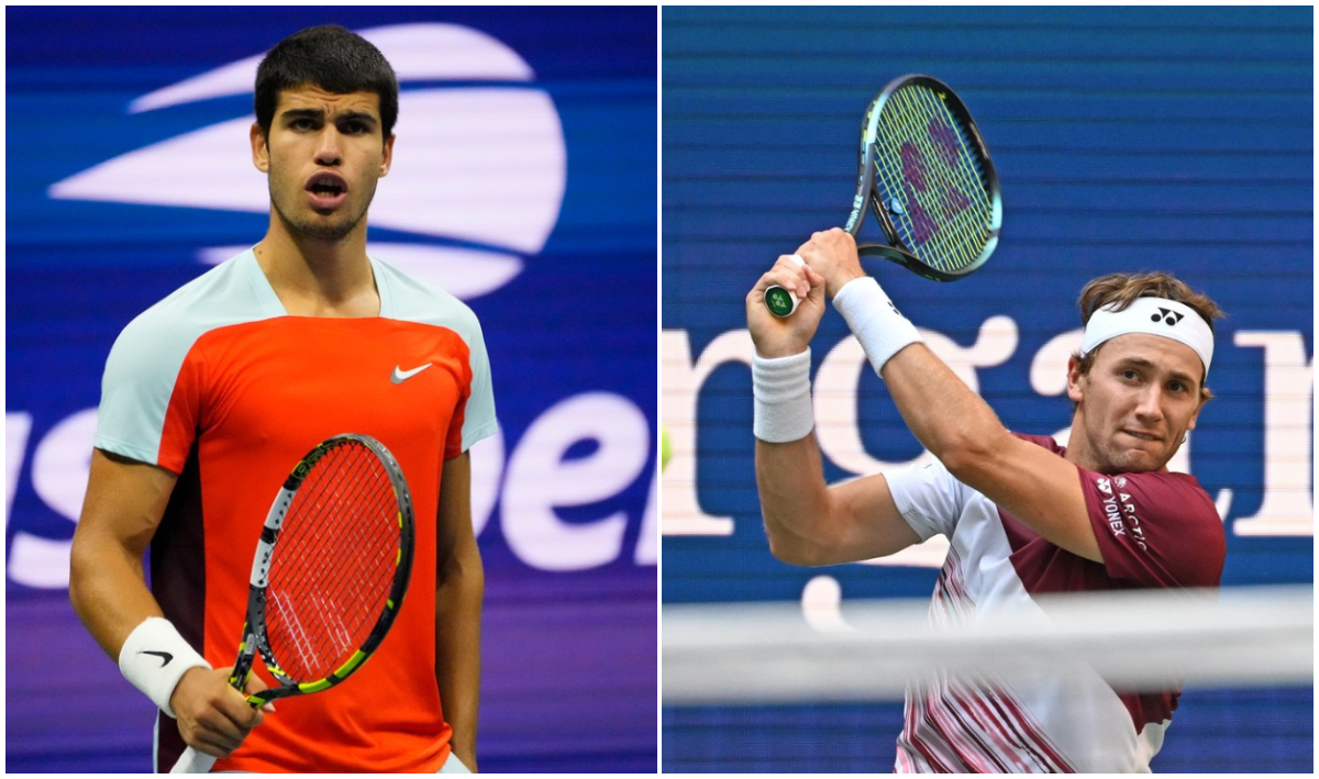 Carlos Alcaraz – Casper Ruud 6-4, 2-6, 7-6, 0-0 în finală la US Open! Live Video Online. Duel crâncen: ibericul câștigă dramatic setul al treilea!!