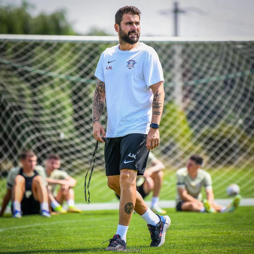 Adi Mutu s-a întors la antrenamentele Rapidului! Cum arată „Briliantul” la trei zile de la operație | FOTO