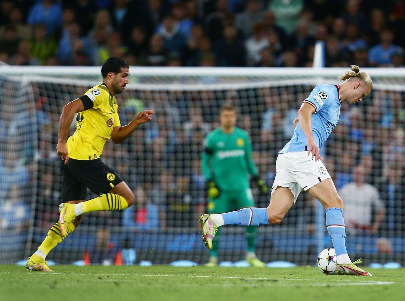 Spectacol total în Liga Campionilor: s-a deschis scorul în Manchester City – Borussia Dortmund! Surpriză uriașă în Franța, la Maccabi Haifa – PSG | Live Video Online